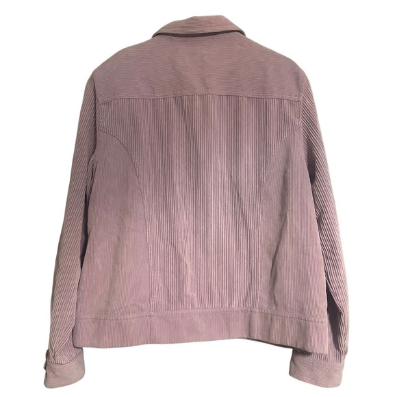 Alfred Dunner Vintage Lavender Corduroy Jacket size 12 - Picture 5 of 9